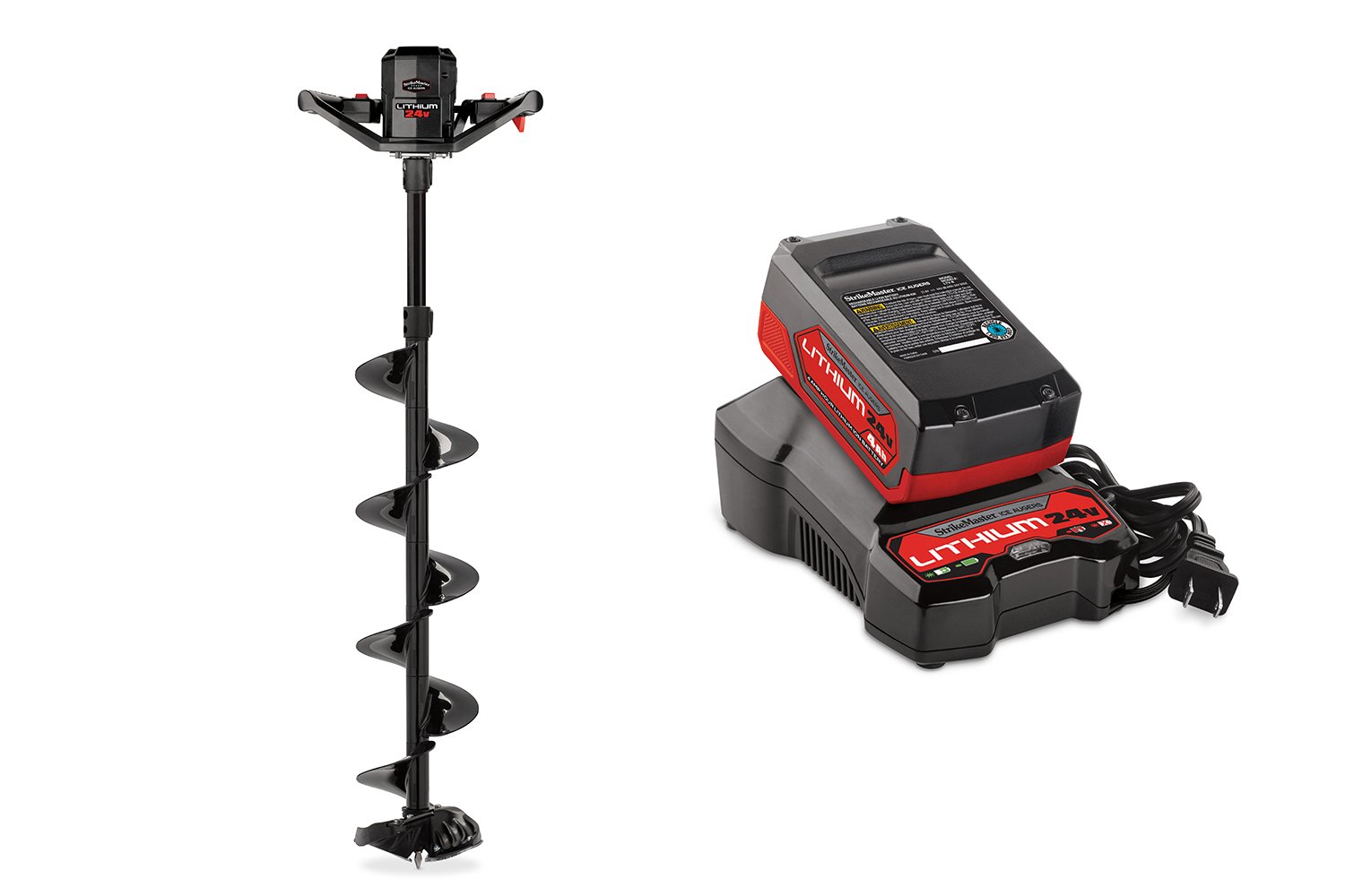 StrikeMaster Lite-Flite 24V 8-Inch Ice Auger